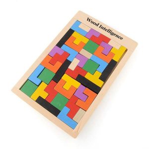 Puzzle Tetris en Bois Montessori