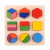 Puzzle des Fractions en Bois