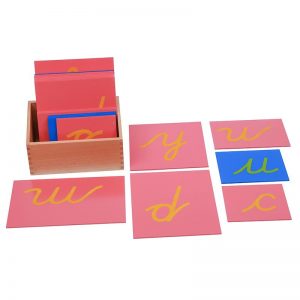 Coffret Lettres Rugueuses Cursives