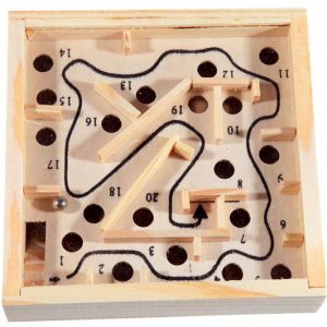 Jeu de Labyrinthe en Bois