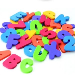 GRATUIT Lettres et Chiffres Multicolores (36 pièces)