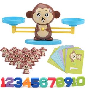 singe balance apprendre à compter