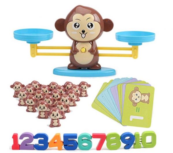 singe balance apprendre à compter