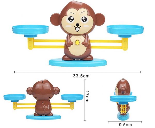 singe balance apprendre à compter