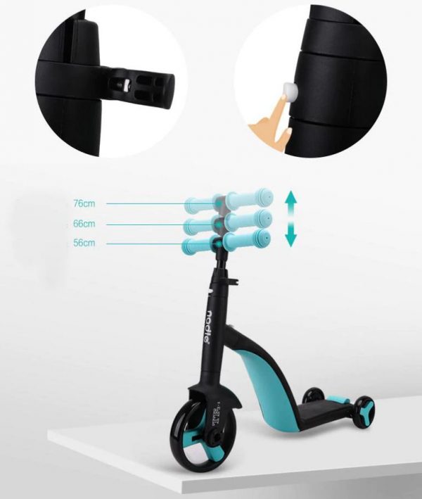 Scooter multifonctions pour enfants