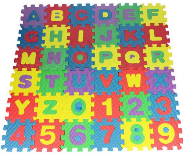 Puzzle en mousse Chiffres et lettres