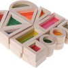 Arc-en-ciel acrylique en bois Montessori