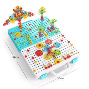 Jouet à Visser avec Perceuse Électrique pour Enfant