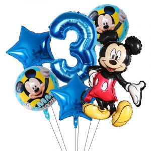 Ballons Décoratifs Licorne-Mickey-Minnie pour Fête