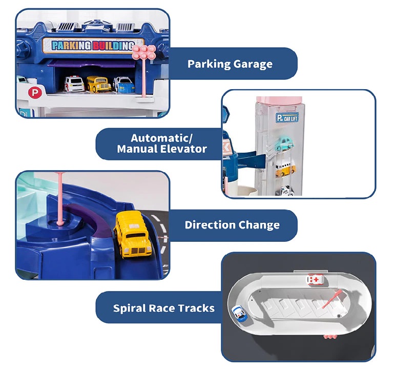 Mon Petit Parking : Jouet de Stationnement des Voitures