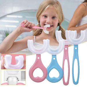 Brosse à Dents en Forme de U pour Enfant