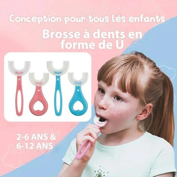 Brousse à Dents en Forme de U pour Enfant