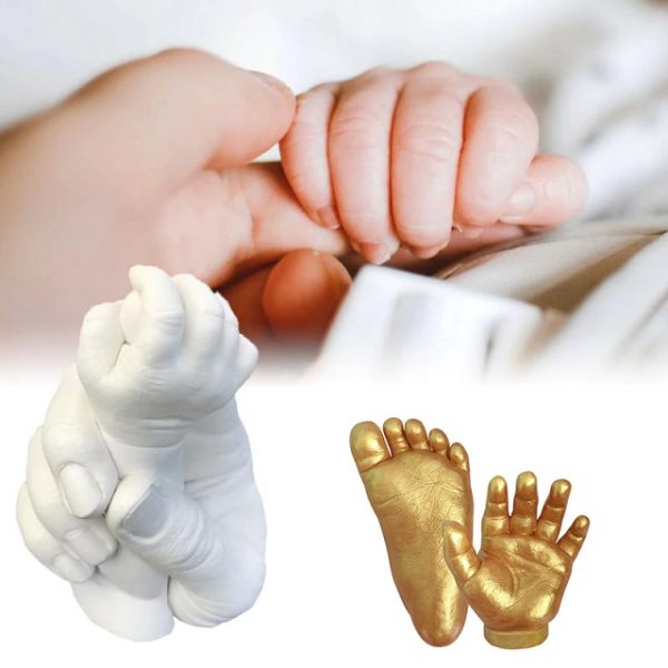 Kit de moulage 3D pour empreintes de mains et pieds de bébé