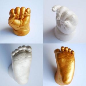 Kit de moulage 3D pour empreintes de mains et pieds de bébé