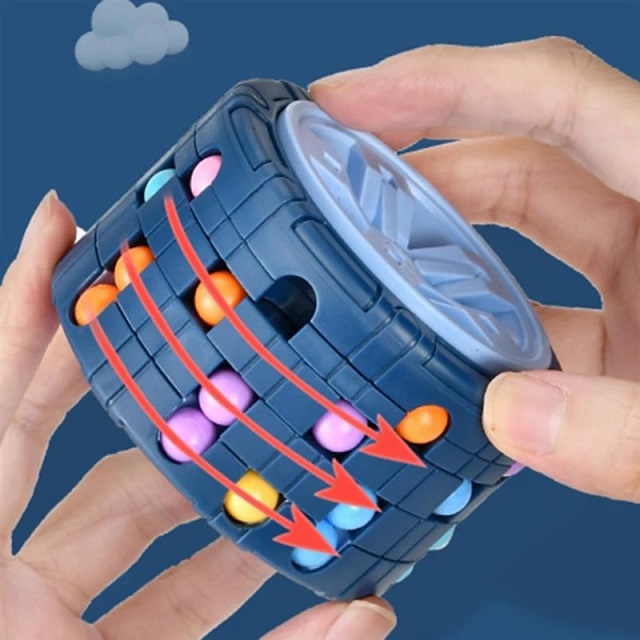 HURRISE Anti-Stress Autisme Jouet sensoriel de bulle de poussée jouet  anti-stress en silicone pour les besoins spéciaux de