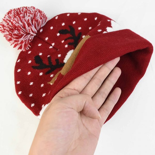 Bonnet de Noël Tricoté