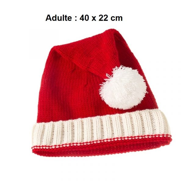 bonnets et Chapeau de noël tricoté