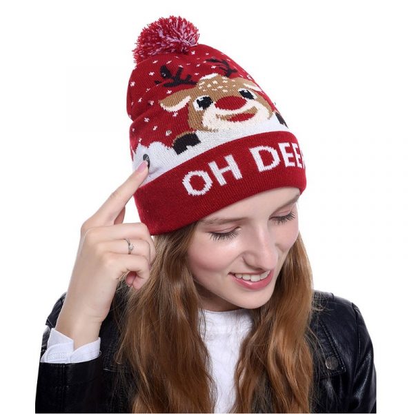 Bonnet de Noël Tricoté