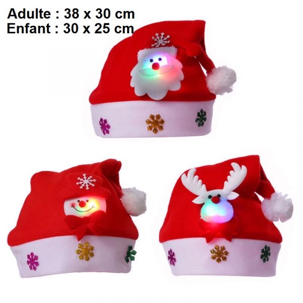 bonnets et Chapeau de noël tricoté