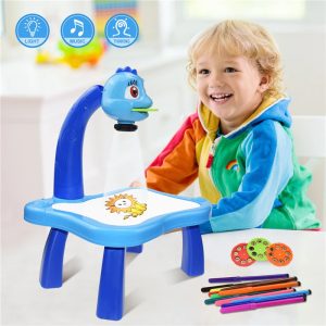 Planche à Dessin avec Projecteur LED pour Enfants