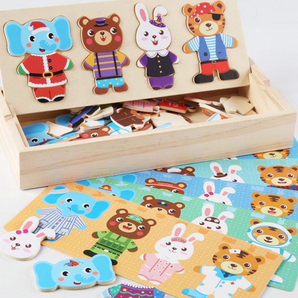 Puzzle d’Habillage en Bois