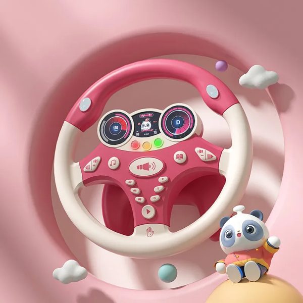 Jouet de volant de Simulation électrique avec son léger bébé