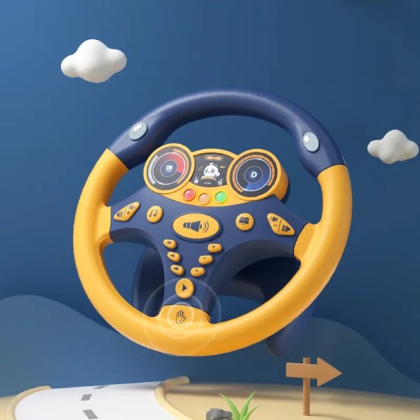 Jouet de volant de Simulation électrique avec son léger bébé