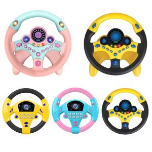 Jouet de Volant de Simulation Électrique pour Enfants