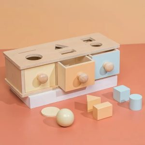 Blocs d'équilibrage en bois et jouet en forme de cactus Montessori