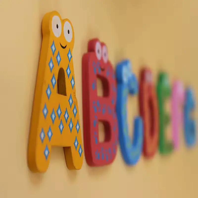 Lettres et Chiffres Magnétiques en Bois jouet éducatif Montessori